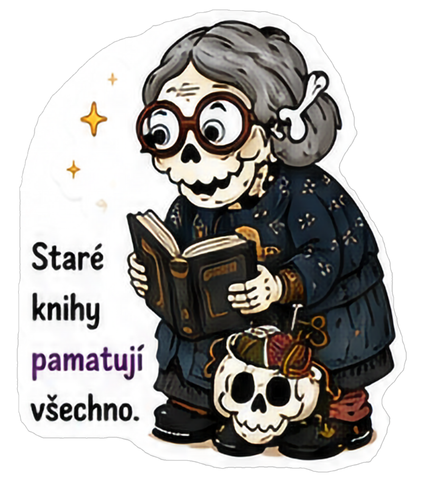kostěna stare knihy pamatuji vsechno bez pozadi